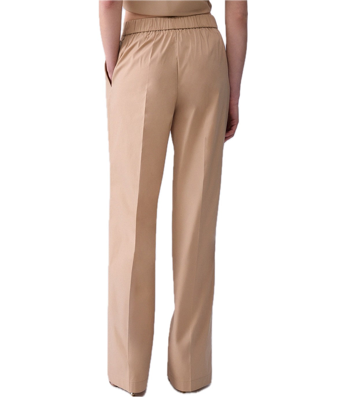 Pantaloni straight in popeline Liu Jo