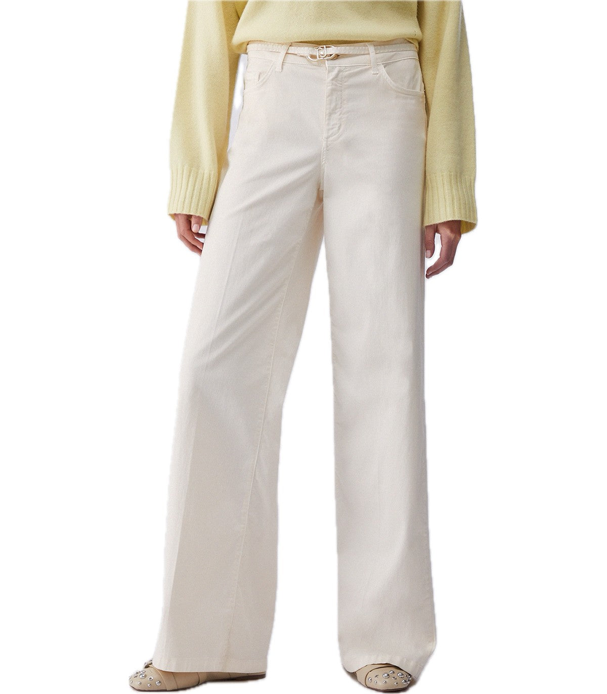 Pantaloni flare con cintura Liu Jo