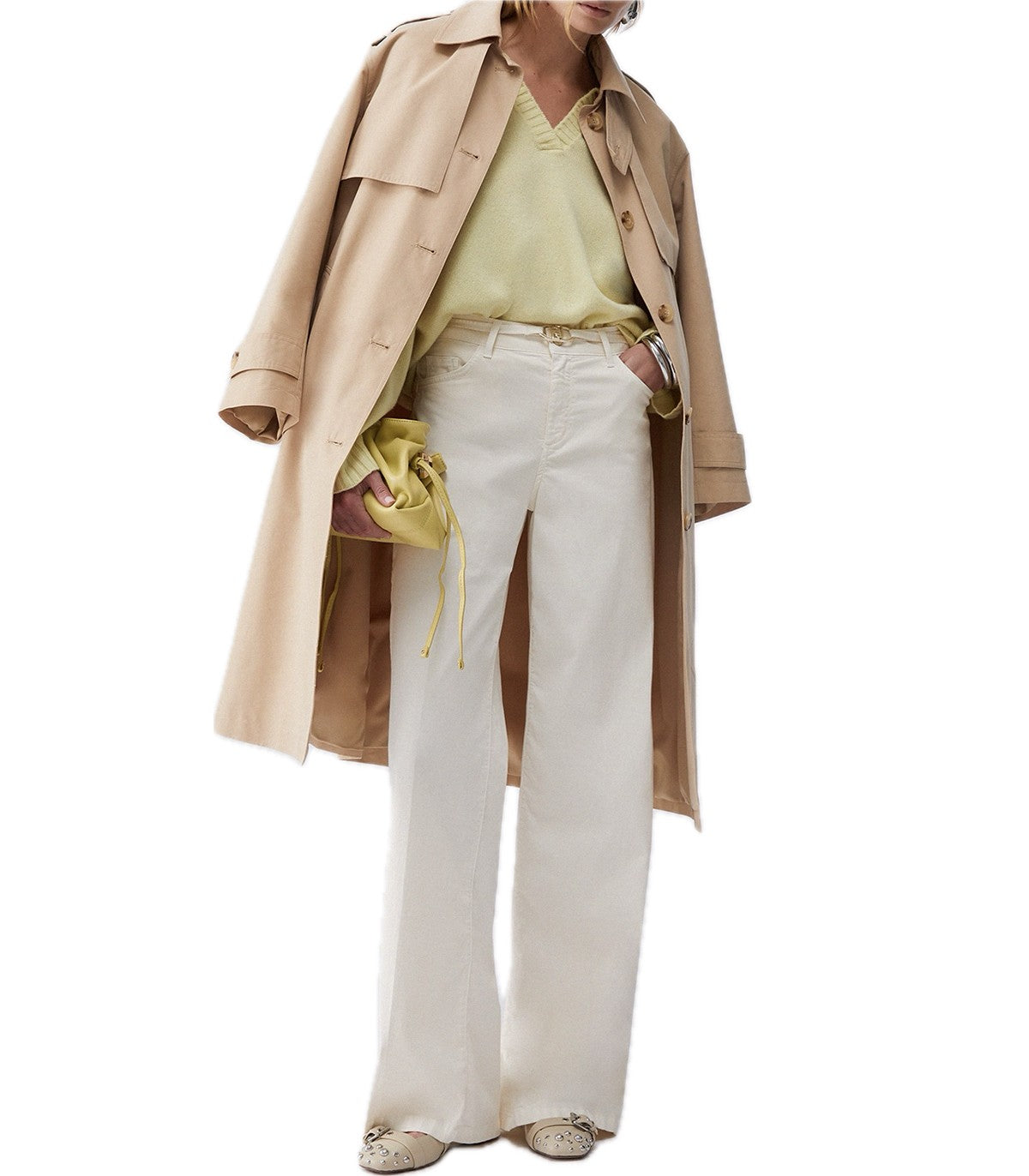 Pantaloni flare con cintura Liu Jo