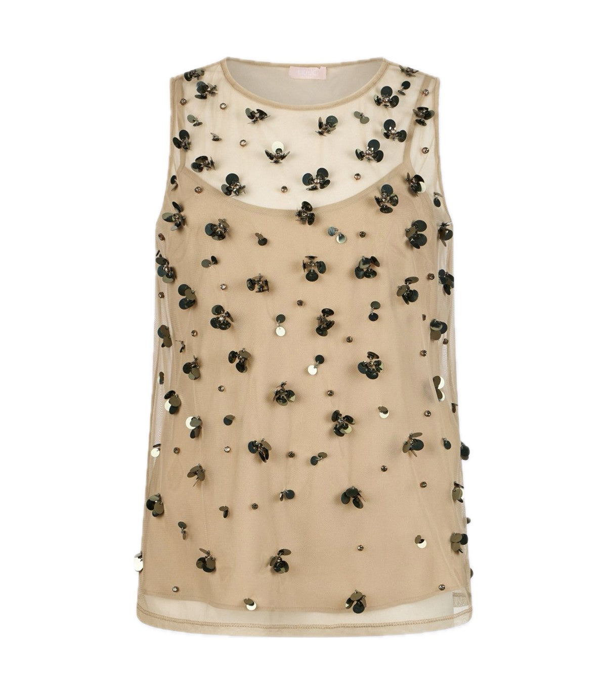 Top in tulle ricamato Liu Jo