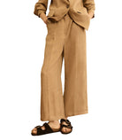 Pantaloni dritti in lino Emme Marella Ca