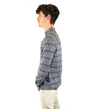 Camicia Serafino con collo alla Koreana