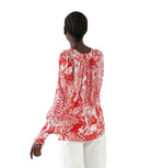 Blusa fantasia floreale