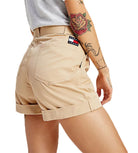 Shorts Mom fit con cintura