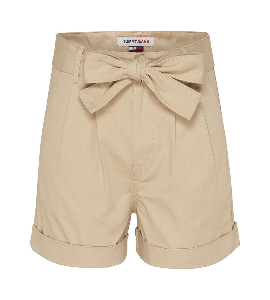 Shorts Mom fit con cintura