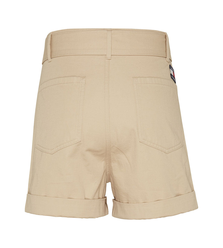 Shorts Mom fit con cintura