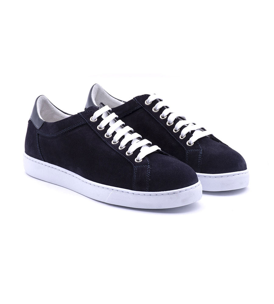 Sneakers in pelle scamosciata