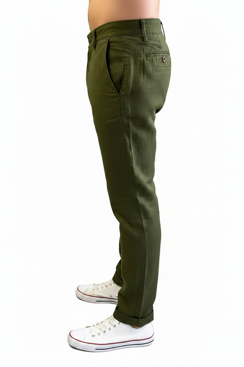 Pantaloni di lino Uomo