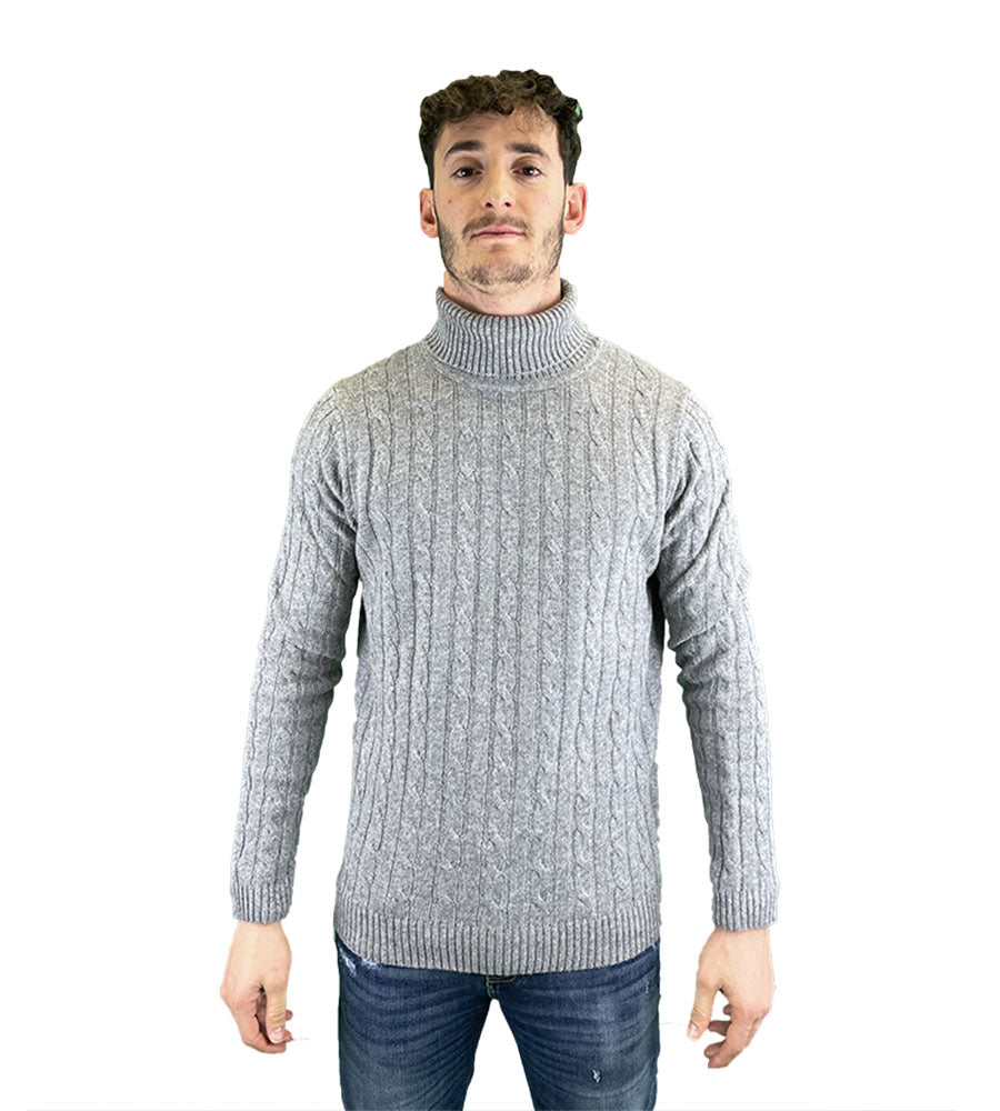 Maglione Collo Alto Uomo EllemmeTrecce