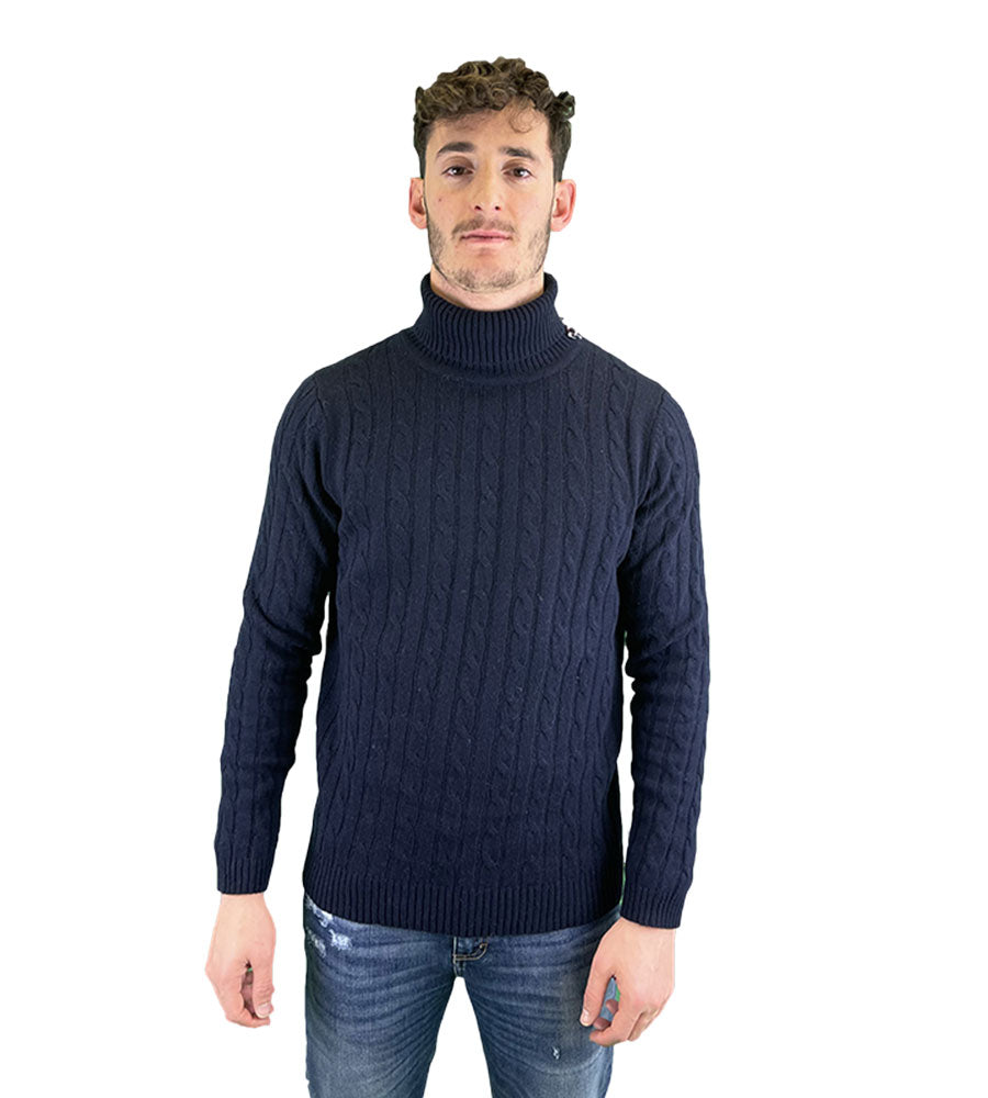 Maglione Collo Alto Uomo EllemmeTrecce