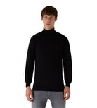 Pullover slim fit collo alto
