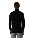 Pullover slim fit collo alto