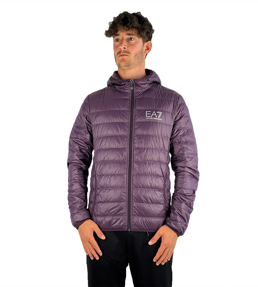 Piumino Full zip con cappuccio