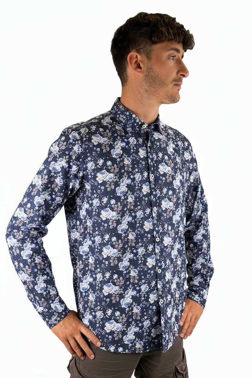 Camicia fantasia floreale
