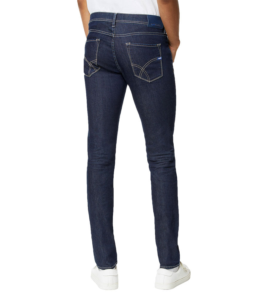 Jeans Skinny Uomo Gas Sax zip WZ08